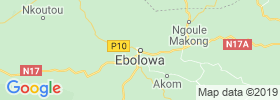 Ebolowa map